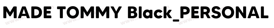 MADE TOMMY Black_PERSONAL USE字体转换